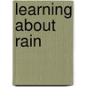 Learning About Rain by Catherine Mangieri
