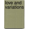 Love and Variations by Carole Satyamurti