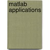 Matlab Applications door Charles Chapman