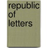 Republic of Letters door Frederic P. Miller