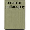 Romanian Philosophy by Frederic P. Miller