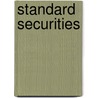 Standard Securities by Professor Robert Rennie