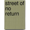 Street of No Return by David Goodis