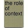 The Role of Context door Timothy C. Urdan