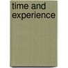 Time and Experience door Peter K. McInerney