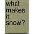 What Makes It Snow?