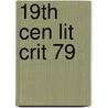 19th Cen Lit Crit 79 by Suzanne Dewsbury