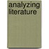 Analyzing Literature