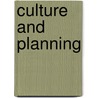 Culture And Planning door Simone Abram