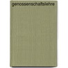 Genossenschaftslehre door Johannes Blome-Drees
