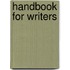 Handbook For Writers