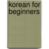 Korean For Beginners by Kyubyong Park