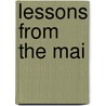 Lessons From The Mai by United Nations: Conference on Trade and Development