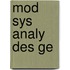 Mod Sys Analy Des Ge