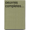 Oeuvres Completes... door Gabriel Fran Cover