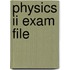 Physics Ii Exam File