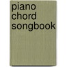 Piano Chord Songbook door Onbekend