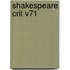 Shakespeare Crit V71