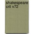 Shakespeare Crit V72