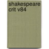 Shakespeare Crit V84 door Michelle Lee