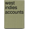 West Indies Accounts door Roderick A. Mcdonald