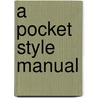 A Pocket Style Manual door Peter Hacker