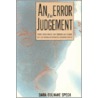 An Error In Judgement door Dara Culhane Speck