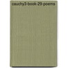 Cauchy3-Book-29-Poems door Cheung Shun Sang