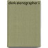 Clerk-stenographer Ii
