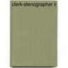 Clerk-stenographer Ii door Jack Rudman