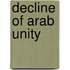 Decline Of Arab Unity