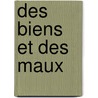 Des Biens Et Des Maux by Marc Tul Cicer?