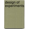 Design Of Experiments door Richard E. Devor