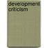 Development Criticism