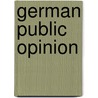 German Public Opinion by Joakim Ekman