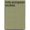 Indo-European Studies door John McBrewster