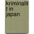 Kriminalit T In Japan