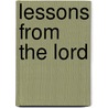 Lessons from the Lord by Marie Head