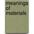 Meanings Of Materials