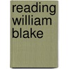 Reading William Blake door Stephen C. Behrendt