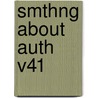 Smthng about Auth V41 by Anne Commrie