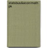 Statsbus&Econ/Math Pk door Paul Newbold