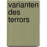 Varianten des Terrors door Herwig Baum