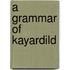 A Grammar of Kayardild