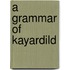 A Grammar of Kayardild