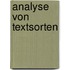 Analyse Von Textsorten