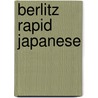 Berlitz Rapid Japanese by Earworms