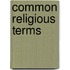 Common Religious Terms