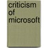 Criticism Of Microsoft