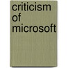 Criticism Of Microsoft door John McBrewster